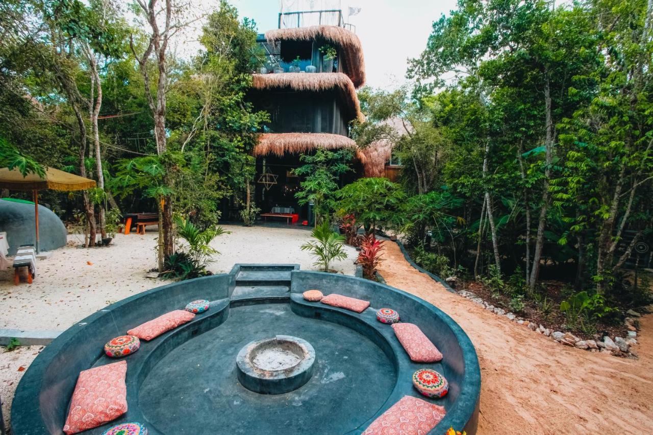 Casa Del Arbol At Villa Duendes Akumal Eksteriør bilde